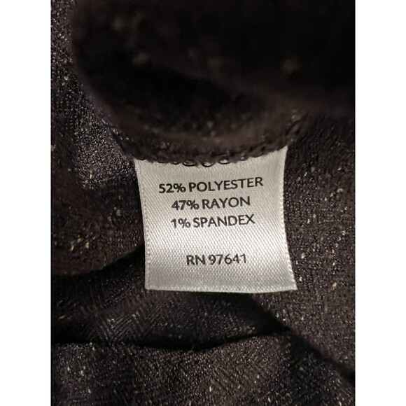 J Jill Women's Stretch Brown Trousers Dress Pants Polyester Rayon Size 2 Petite - Picture 4 of 10